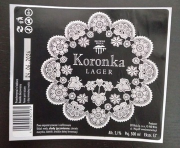 Koronka lager  browar Wisła