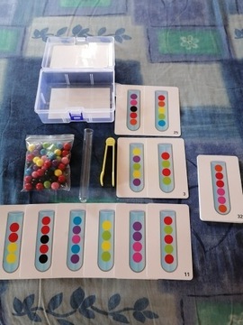 Układanka Montessori kolory nauka 