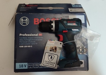 Bosch profesional wkrętarka gsb18v-60c