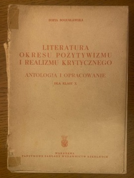 Literatura pozytywizmu i realizmu krytycznego