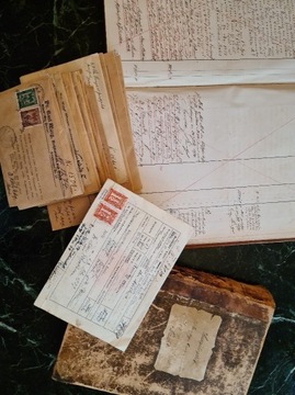 Stare dokumenty, testamenty oryginalnie zapakowane