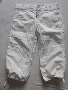 Nike białe spodnie damskie sportowe lato r. 36
