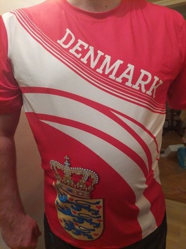 koszulka piłkarska, Dania, piłka T-shirt XXL