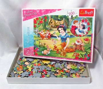 puzzle królewna śnieżka 200 trefl 7+