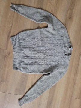 Wełniany sweter -wełna szetlandzka