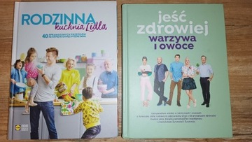 Książki: Rodzinna kuchnia lidla i Jeść zdrowiej
