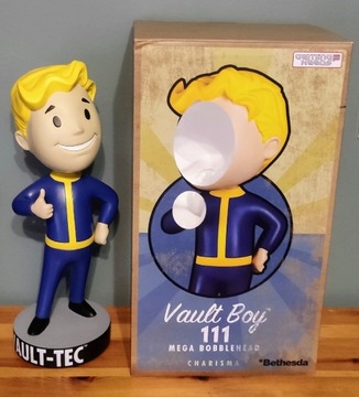 Fallout Vault Boy Mega Bobblehead figurka duża.