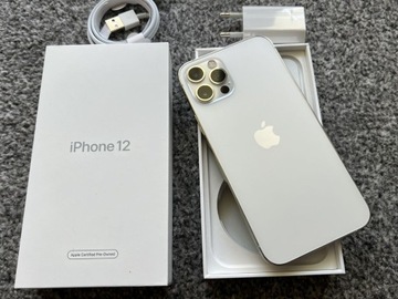 iPhone 12 Pro 128GB Silver White BiałyBat97% Szkło