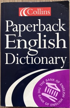 Collins Paperback English Dictionary 