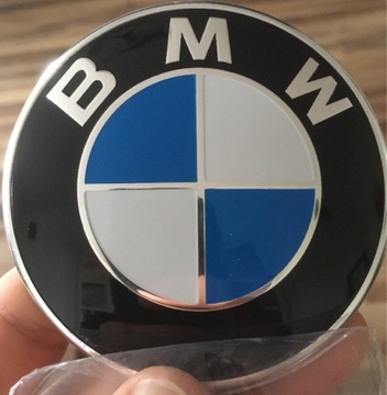 Znaczek BMW 74mm e46 e90 e91 e39 klapa tył DEFEKT