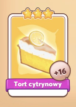 Karta Tort Cytrynowy, Coin Master