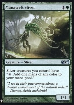 Karta MTG Manaweft Sliver (MYS)