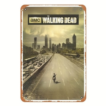 Tabliczka blaszana poster THE WALKING DEAD