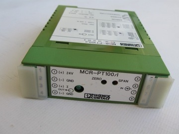 Przetwornik temperatury  MCR-PT100/I programowalny