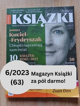 Dwumiesięcznik Książki Magazyn czytanie 63 06/2023