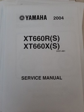 Yamaha XT660 R/X - serwisówka service manual