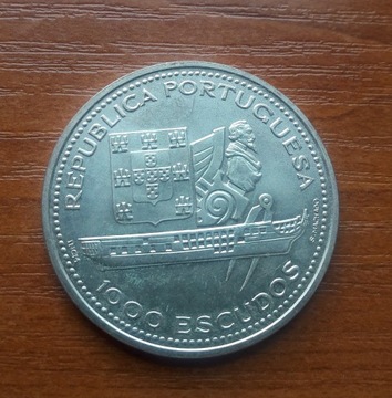 Moneta 1000 Escudos 1996 rok Portugalia
