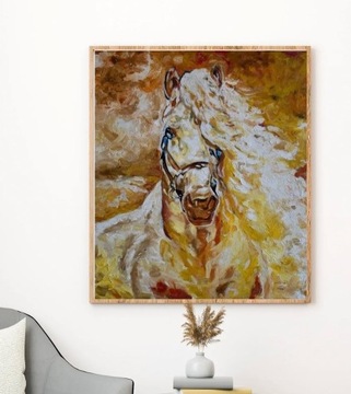 Konny portret koń 