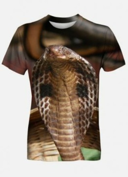 Koszulka fulprint natura kobra 