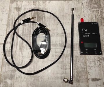 nadajnik 2km FM 500mW 0.5W tx FM 88-108MHz USB-C