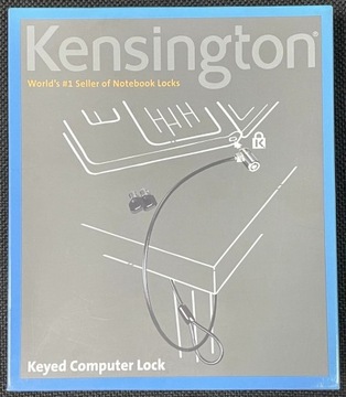 Linka Kensington Keyed Computer Laptop Lock 1,8 m