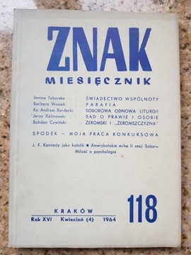 Znak miesięcznik nr 118 Parafia; "Żeromszczyzna"