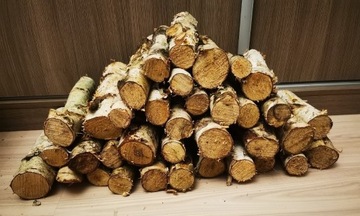 Duży karton drewna 23 kg brzoza sezonowana