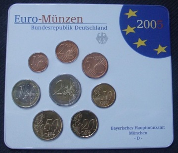 NIEMCY - Euro - Munzen 2005 D