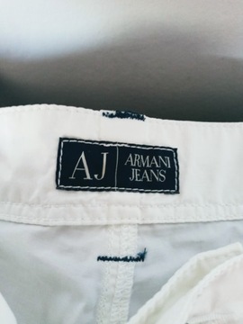 Spodenki meskie szorty biale XL Armani Jeans 