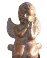 figurka aniołek 19 cm ceramika