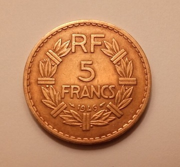 Francja 5 franków 1946