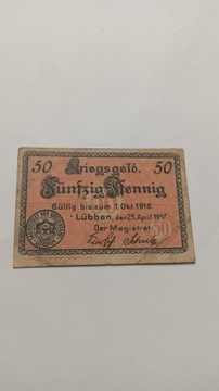 50 Pfennig 1918 rok  Niemcy 