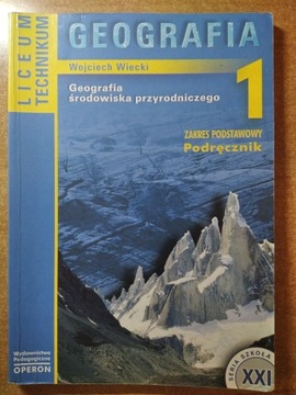 Geografia 1 - Podręcznik - Wiecki - Operon