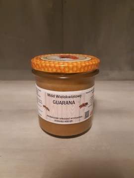 Miód Guarana nektarowy smakowy kremowany 0,4 kg