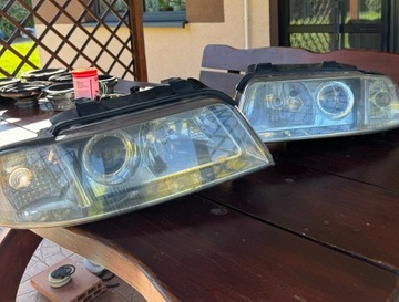 Reflektory Xenon Audi A4 B5 lift Lampy