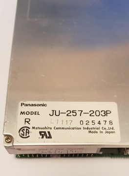Napęd FDD PANASONIC retro PC dyskietki 3,5 1,44 MB