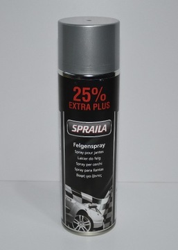 Lakier do felg 500ml  - SPRAILA- srebrny