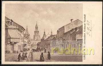 LUBLIN Krakowskie Przedmieście w 19 wieku 1941