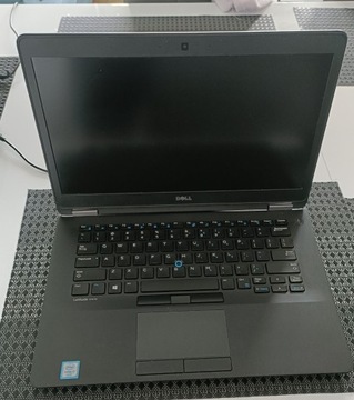 Laptop Dell E7470 intel i7 6 gen, 16 GB /NVME 250 GB b.ładny