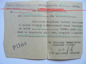 Tantiema dzierżawna 1948 Głubczyce