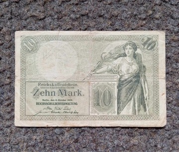 10 marek Zehn Mark 1906 r.