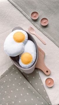 Filcowe jajko - idealne na śniadania do zabawy!   