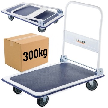 Wózek platformowy magazynowy transportowy 300kg