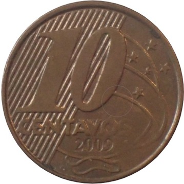 Brazylia 10 centavos z 2009 roku - OB. MOJĄ OFERTĘ