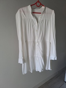 Sukienka biała koszulowa 