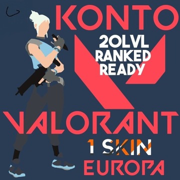 Konto Valorant|20lvl|EU|1 Skin
