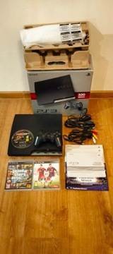 Konsola PS3 2504B 320 GB , pad , okablowanie 