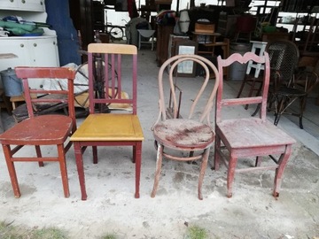 stare krzesło krzesła gięte inne vintage różne