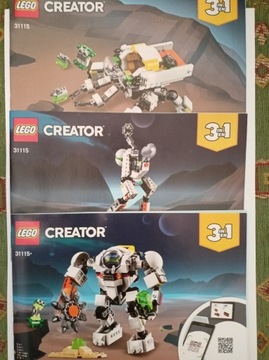 Lego Creator 3in1 Roboty 31115