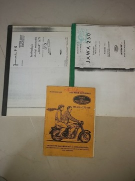 Instrukcje obslugi motocykli Jawa250, Junak